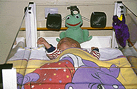 Children listen to Medical Resonance Therapy Music